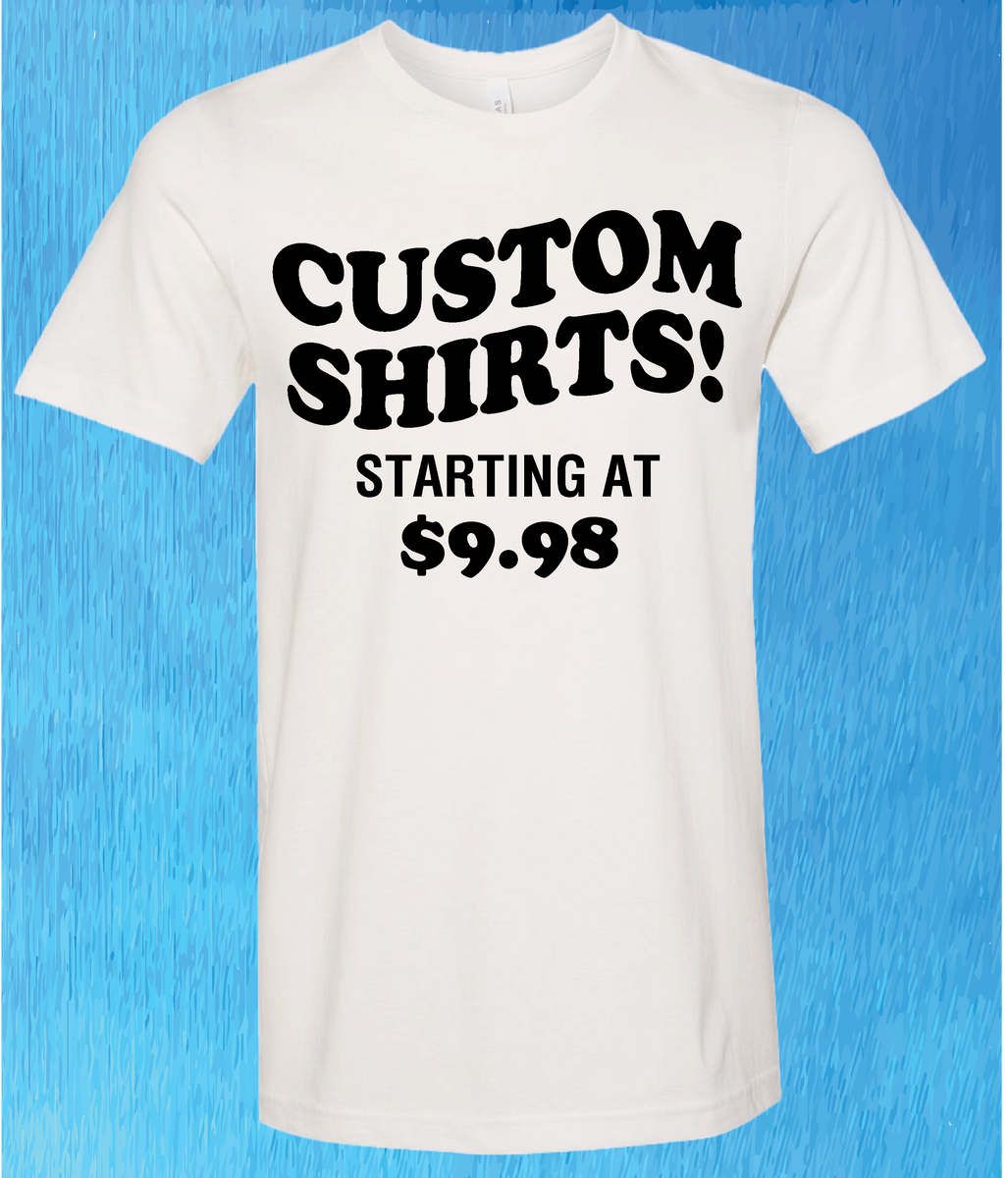 $5 custom shirts