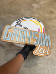 Custom Wood Name Sign
