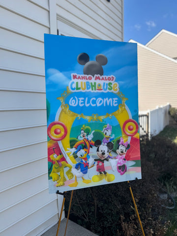Acrylic Welcome Sign