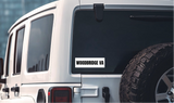 Woodbridge VA Decal – Vinyl Sticker for Car Windows, Laptops, Water Bottles