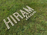 Custom Wood Name Sign