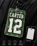 Personalized Sports Bag Tag – Custom Name & Number