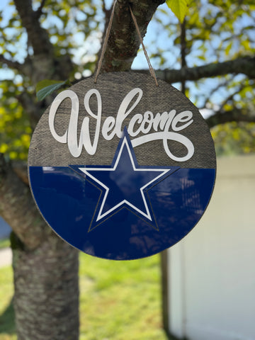 Welcome Dallas Door Hanger