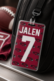 Personalized Sports Bag Tag – Custom Name & Number