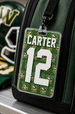 Personalized Sports Bag Tag – Custom Name & Number