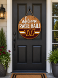 Washington Commanders - Raise Hail Washington Football Door Hanger