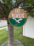 Go Birds Door Hanger –  Acrylic & Wood Door Hanger