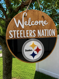 NFL Football Team Door Hanger – Choose Your Team