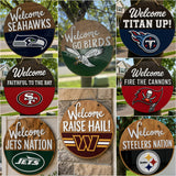 NFL Football Team Door Hanger – Choose Your Team