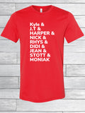 Phillies Line Up Tee