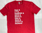 Phillies Line Up Tee