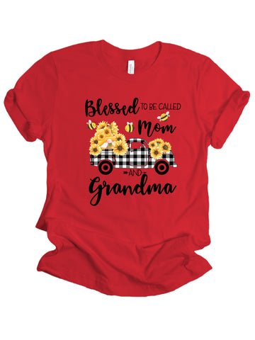 Blessed to Be Called Mom and Grandma Tee